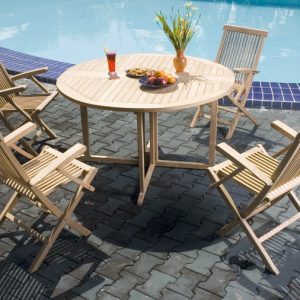 CLS 03-Classic round butterfly table set