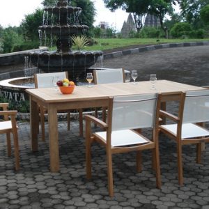 TBM01 Monica Recliner+ Rectangular Table Set