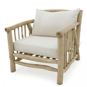Deka 1 seater teak branch furniture