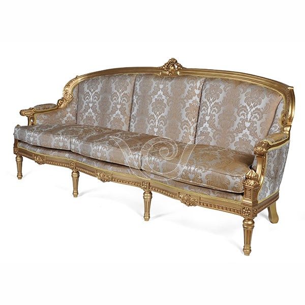 Eros Sofa 3 Seat Gold Indonesian Modern And Contemporary Eros Sofa 3 Seat Gold Indonesian