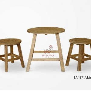 Akira Wooden Terrace Set