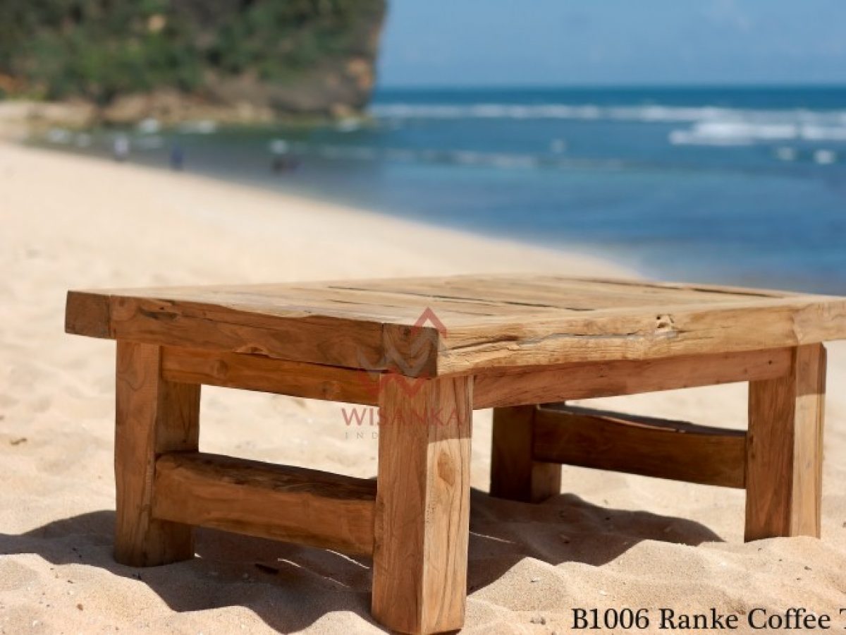 Ranke Rustic Coffee Table Indoor Outdoor Furniture - Ranke Rustic Coffee Table Indoor Outdoor Furniture