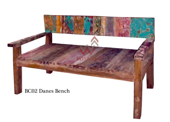 Danes Wooden Bench Indonesian Modern And Contemporary Furniture