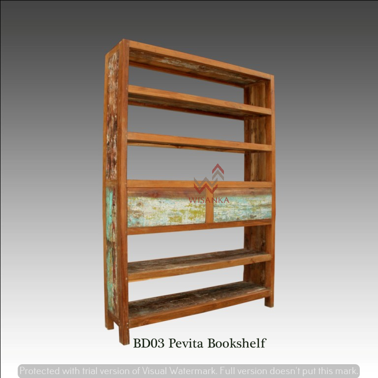 Pevita Wooden Bookshelf Indonesian Modern And Contemporary