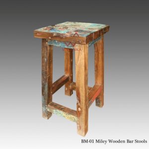 Miley Wooden Bar Stool