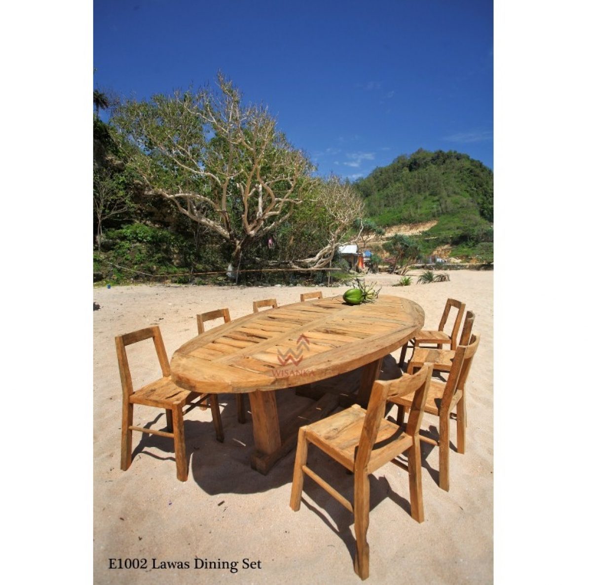 Lawas Wooden Dining Set Indonesian Modern And Contemporary Furniture Indoor Outdoor Furniture