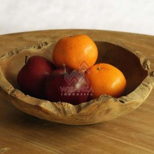 Round Wooden Bowl