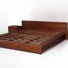 teak wood couch