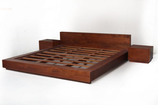 teak wood couch