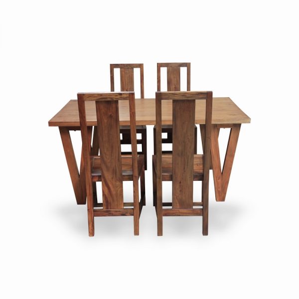 V Dining Set, Dining Set Furniture, Teak Dining Set
